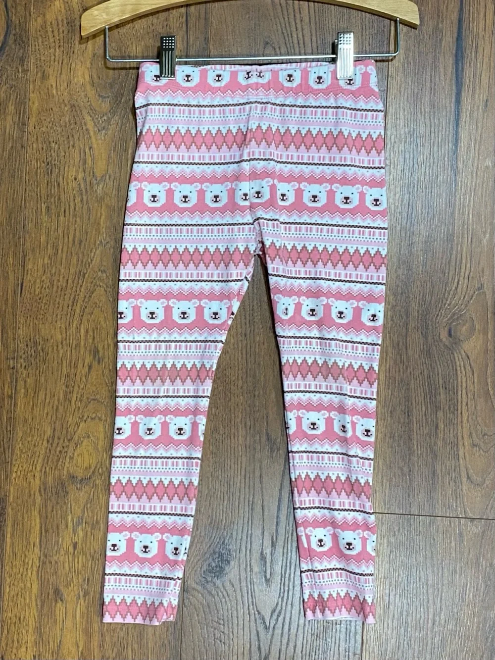 Gymboree Girls ‘Bear Hugs’ Cream and Pink Polar Bear 3-piece Sweater Set Size 5T